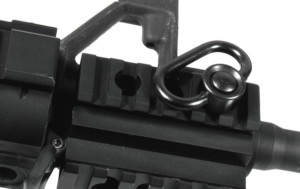 UTG Heavy Duty Push Button QD Sling Swivel, 1.25″ Loop